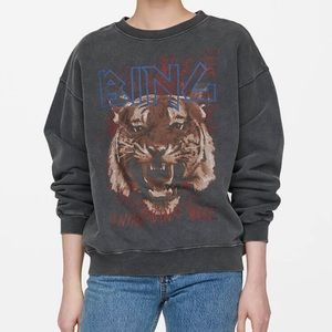 Anine Bing Tiger Sweatshirt xs